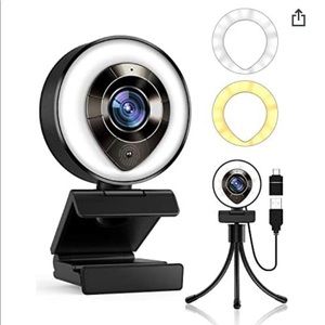 HD webcam with right light